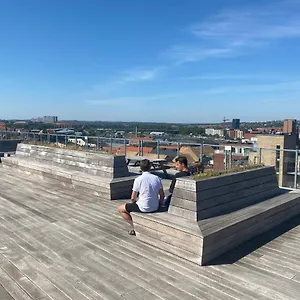 Aparthotel Modern With Rooftop, Privat Balcony, & Free Parking,next To Attractions Århus